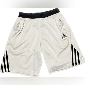Adidas size adult men small white shorts